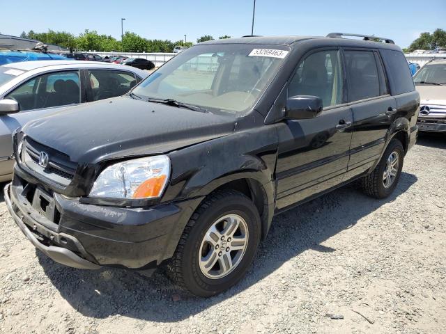HONDA PILOT EXL 2004 with VIN 2HKYF18504H522269 - Photo from auction