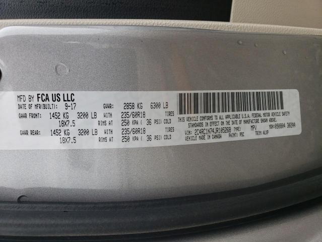 Photo 14 from auction – 2018 CHRYSLER PACIFICA H with VIN 2C4RC1N74JR105268