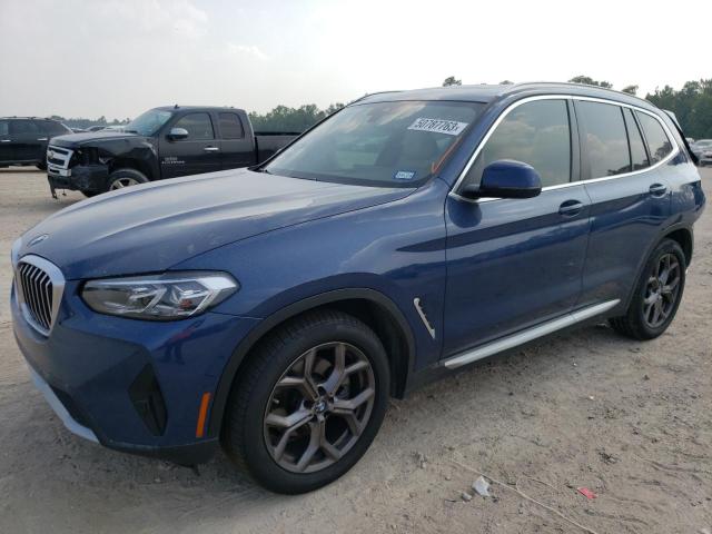 Photo 1 from auction – 2022 BMW X3 SDRIVE3 with VIN 5UX43DP01N9M09910