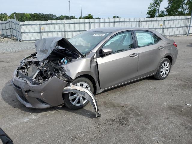 TOYOTA COROLLA L 2015 with VIN 2T1BURHE0FC304722 - Photo from auction
