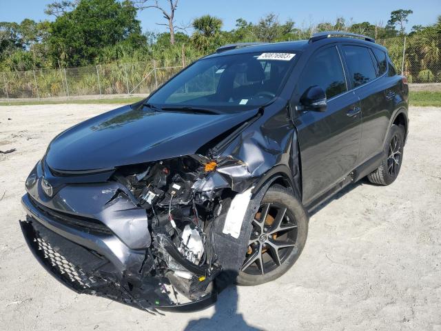 TOYOTA RAV4 SE 2018 with VIN JTMNFREV0JD125846 - Photo from auction