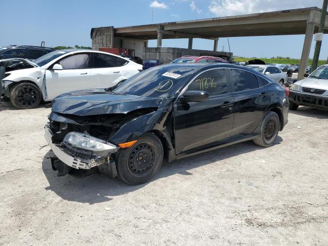 HONDA CIVIC EX 2017 with VIN 19XFC2F7XHE053485 - Photo from auction