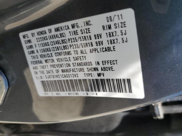 Photo 14 from auction – 2012 ACURA RDX with VIN 5J8TB1H21CA001242