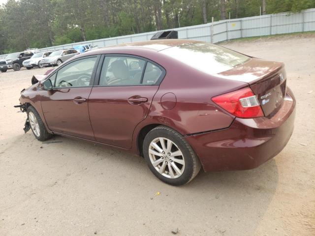 Photo 2 from auction – 2012 HONDA CIVIC EX with VIN JHMFB2F81CS006099