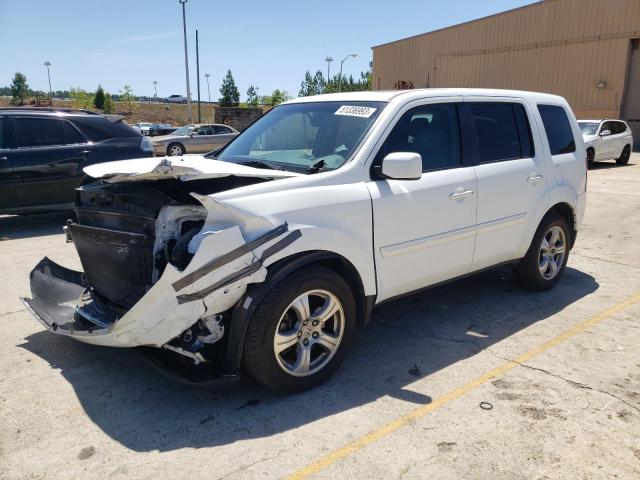 HONDA PILOT EXL 2014 with VIN 5FNYF3H55EB007327 - Photo from auction