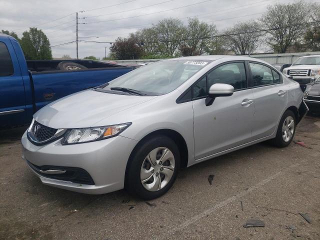 HONDA CIVIC LX 2014 with VIN 2HGFB2F53EH551112 - Photo from auction