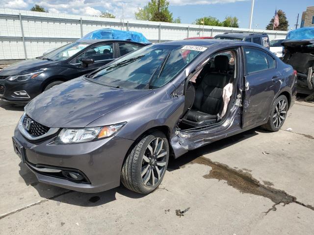 HONDA CIVIC EXL 2014 with VIN 19XFB2F95EE040661 - Photo from auction