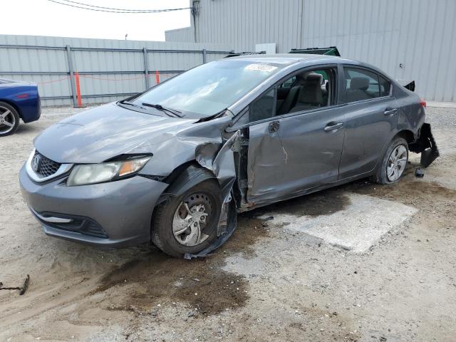 HONDA CIVIC LX 2013 with VIN 19XFB2F57DE090005 - Photo from auction