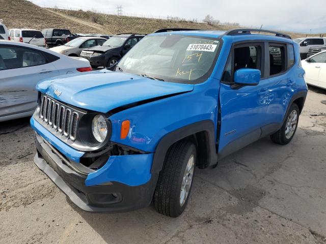 JEEP RENEGADE L 2015 with VIN ZACCJBBT0FPC01865 - Photo from auction