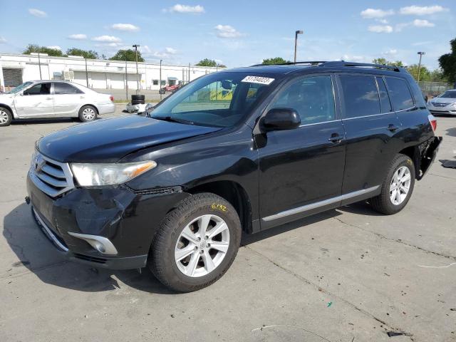 TOYOTA HIGHLANDER 2012 with VIN 5TDBK3EH6CS154815 - Photo from auction