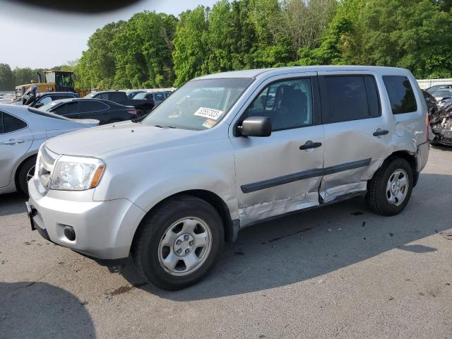 HONDA PILOT LX 2011 with VIN 5FNYF4H29BB021447 - Photo from auction