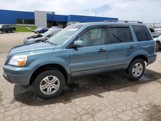 HONDA PILOT EXL 2005 with VIN 2HKYF18505H521866 - Photo from auction