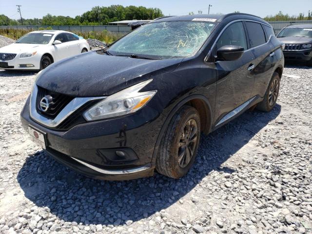 NISSAN MURANO S 2016 with VIN 5N1AZ2MG5GN125243 - Photo from auction