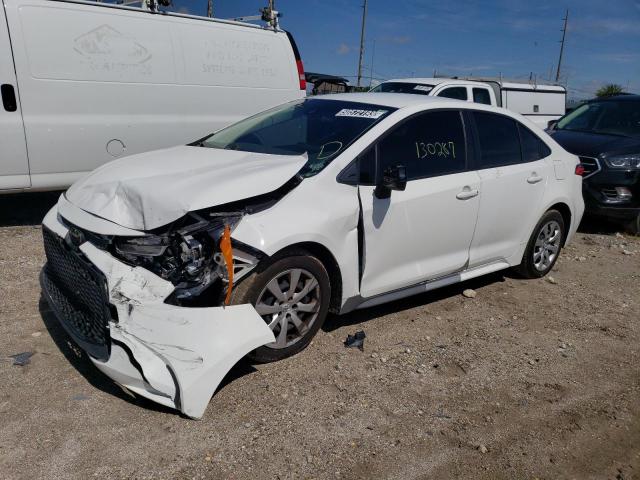TOYOTA COROLLA LE 2022 with VIN JTDEPMAE8NJ202122 - Photo from auction