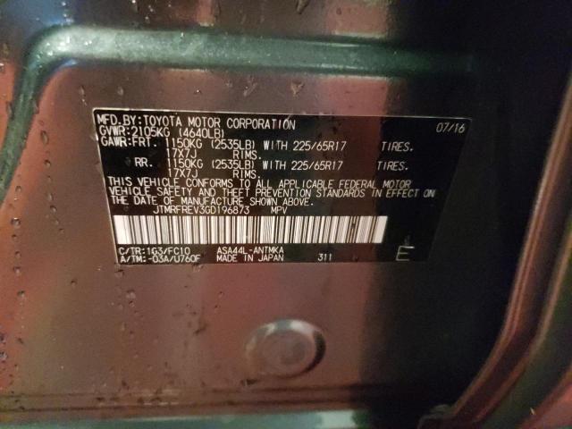 Photo 14 from auction – 2016 TOYOTA RAV4 XLE with VIN JTMRFREV3GD196873