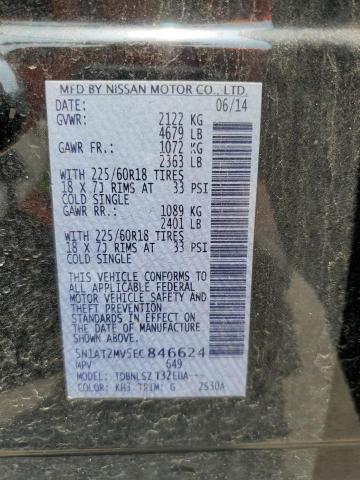Photo 14 from auction – 2014 NISSAN ROGUE S with VIN 5N1AT2MV5EC846624