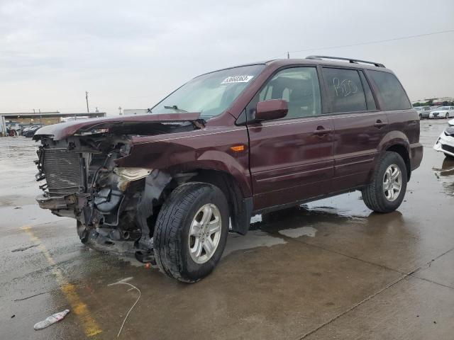 HONDA PILOT VP 2008 with VIN 5FNYF18268B054963 - Photo from auction