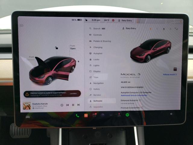 Photo 9 from auction – 2018 TESLA MODEL 3 with VIN 5YJ3E1EA4JF009552