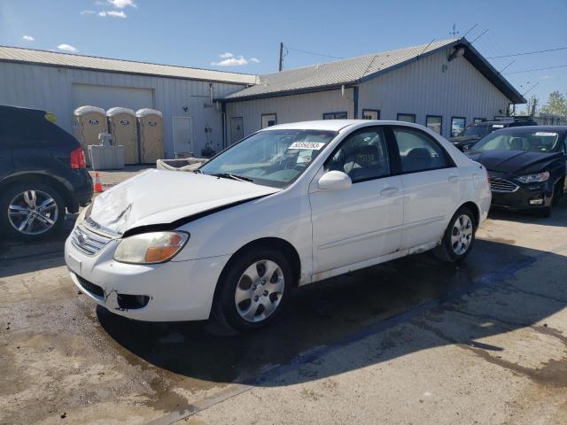 KIA SPECTRA EX 2007 with VIN KNAFE121X75440549 - Photo from auction