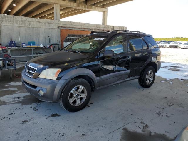KIA SORENTO EX 2004 with VIN KNDJD733X45211609 - Photo from auction