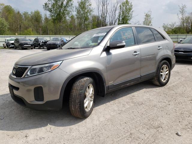 KIA SORENTO LX 2014 with VIN 5XYKTCA68EG426850 - Photo from auction