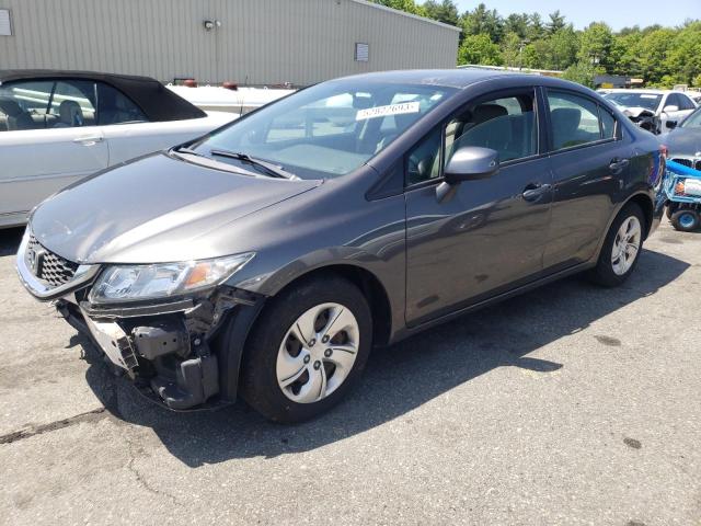 HONDA CIVIC LX 2013 with VIN 2HGFB2F50DH568335 - Photo from auction