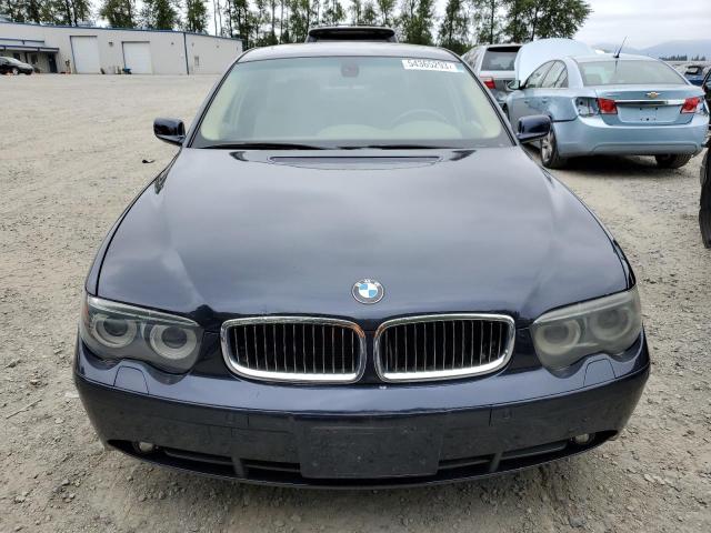 Photo 5 from auction – 2004 BMW 745 I with VIN WBAGL63574DP72975