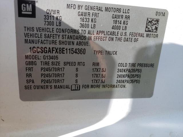 Photo 10 from auction – 2014 CHEVROLET EXPRESS G1 with VIN 1GCSGAFX8E1154360
