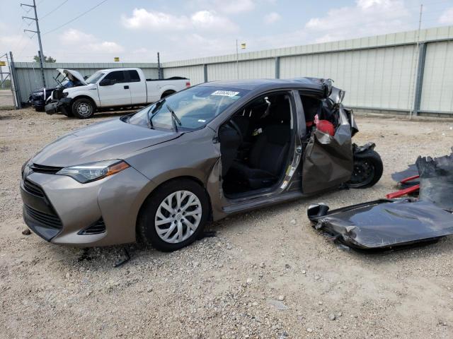 TOYOTA COROLLA L 2018 with VIN 5YFBURHE1JP830799 - Photo from auction