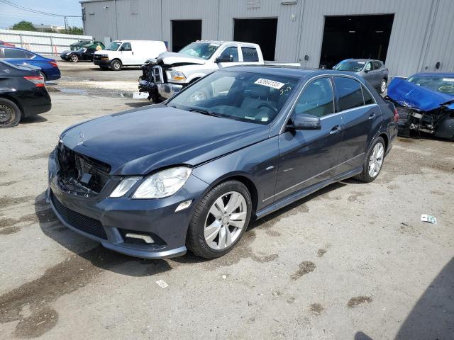 MERCEDES-BENZ E 350 BLUE 2011 with VIN WDDHF2EB1BA492581 - Photo from auction