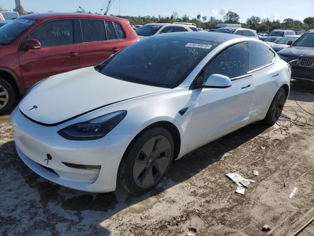 TESLA MODEL 3 2021 with VIN 5YJ3E1EA8MF987511 - Photo from auction