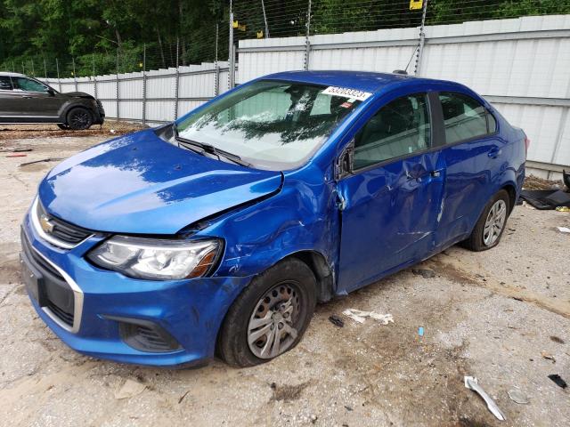 CHEVROLET SONIC LS 2017 with VIN 1G1JB5SHXH4175772 - Photo from auction
