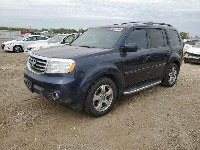 HONDA PILOT EXL 2012 with VIN 5FNYF4H51CB073179 - Photo from auction