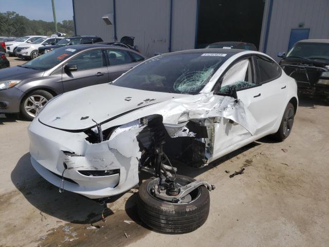 TESLA MODEL 3 2022 with VIN 5YJ3E1EB4NF259047 - Photo from auction