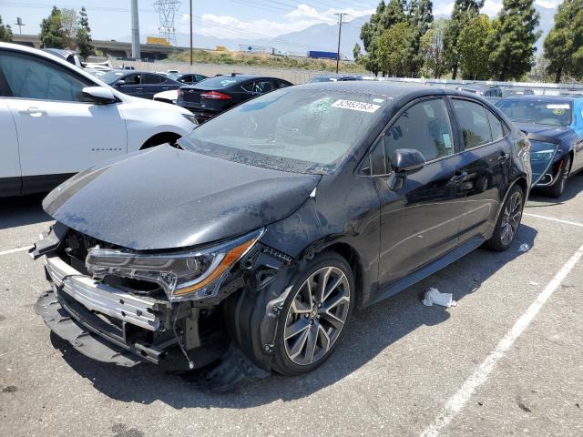 TOYOTA COROLLA SE 2021 with VIN 5YFS4MCE8MP079084 - Photo from auction