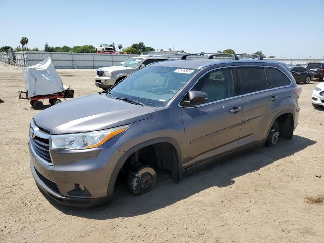 TOYOTA HIGHLANDER 2014 with VIN 5TDJKRFHXES044415 - Photo from auction