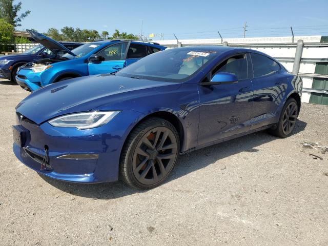 TESLA MODEL S 2022 with VIN 5YJSA1E67NF462380 - Photo from auction