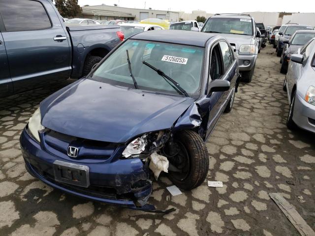 HONDA CIVIC LX 2004 with VIN 2HGES155X4H604281 - Photo from auction