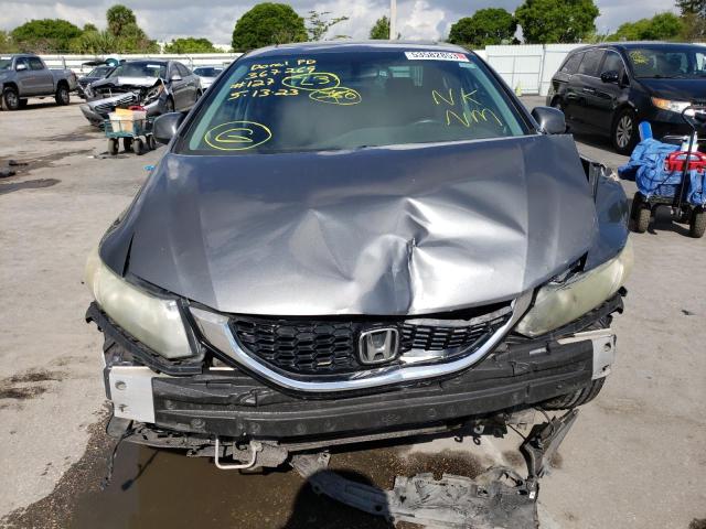 Photo 5 from auction – 2013 HONDA CIVIC EXL with VIN 19XFB2F99DE054268