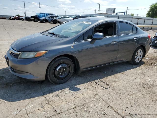 HONDA CIVIC LX 2012 with VIN 2HGFB2F5XCH563187 - Photo from auction