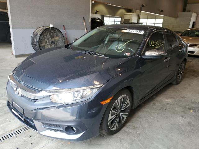 HONDA CIVIC EX 2018 with VIN JHMFC1F38JX019993 - Photo from auction