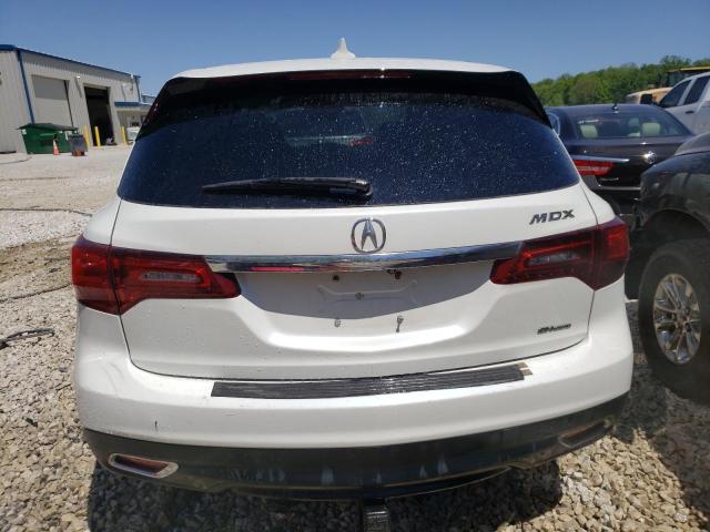 Photo 6 from auction – 2016 ACURA MDX TECHNO with VIN 5FRYD4H43GB022526