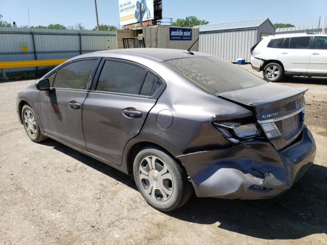 Photo 2 from auction – 2014 HONDA CIVIC HYBR with VIN 19XFB4F34EE000787