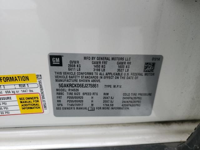 Photo 14 from auction – 2014 BUICK ENCLAVE with VIN 5GAKRCKD6EJ275861