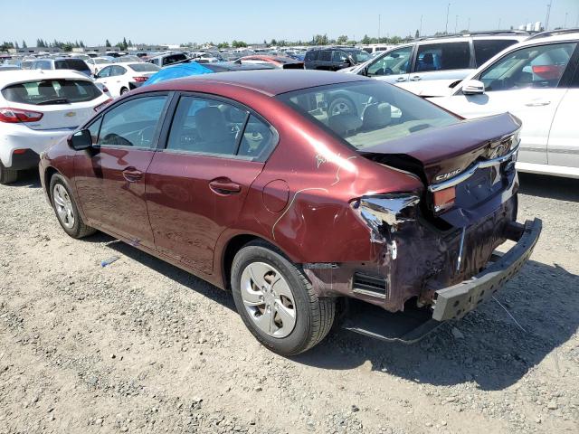 Photo 2 from auction – 2014 HONDA CIVIC LX with VIN 19XFB2F52EE077728