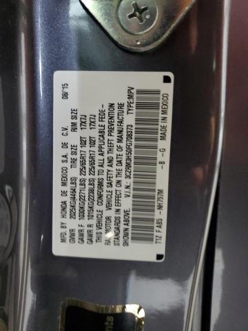 Photo 14 from auction – 2015 HONDA CR-V EX with VIN 3CZRM3H50FG708373