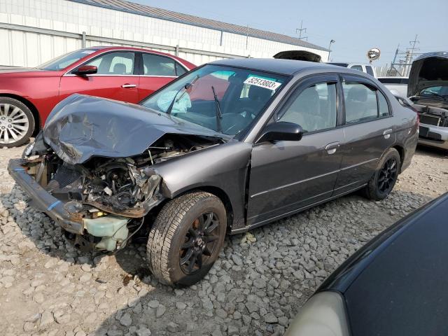 HONDA CIVIC 2004 with VIN 2HGES165X4H604814 - Photo from auction