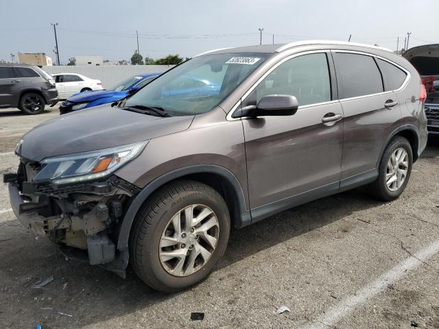 HONDA CR-V EXL 2015 with VIN 2HKRM4H71FH614376 - Photo from auction
