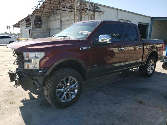 FORD F150 SUPER 2017 with VIN 1FTEW1EG8HKC02164 - Photo from auction