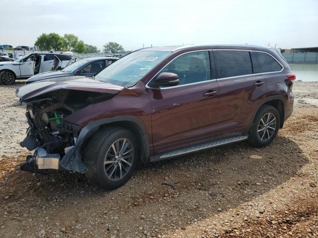 TOYOTA HIGHLANDER 2017 with VIN 5TDKZRFH9HS231021 - Photo from auction